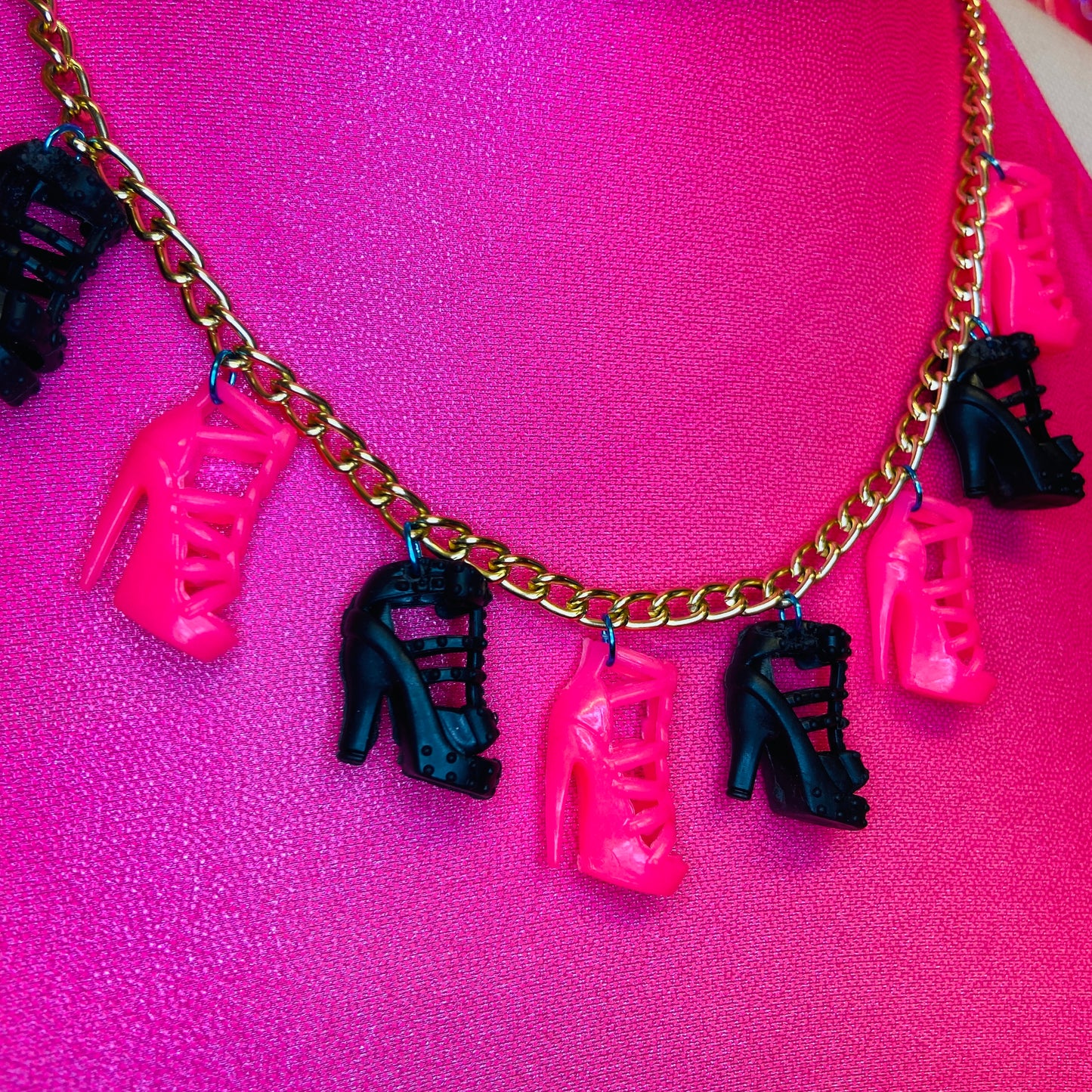 Necklace - Barbie Heels
