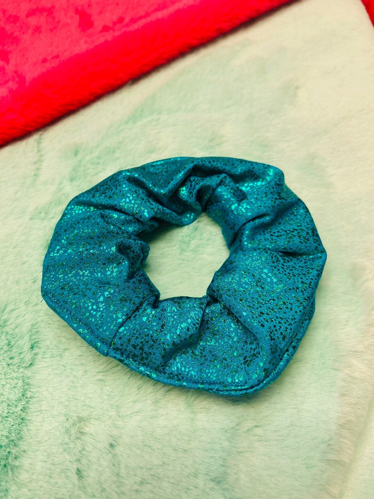 Scrunchie - Aqua Shine