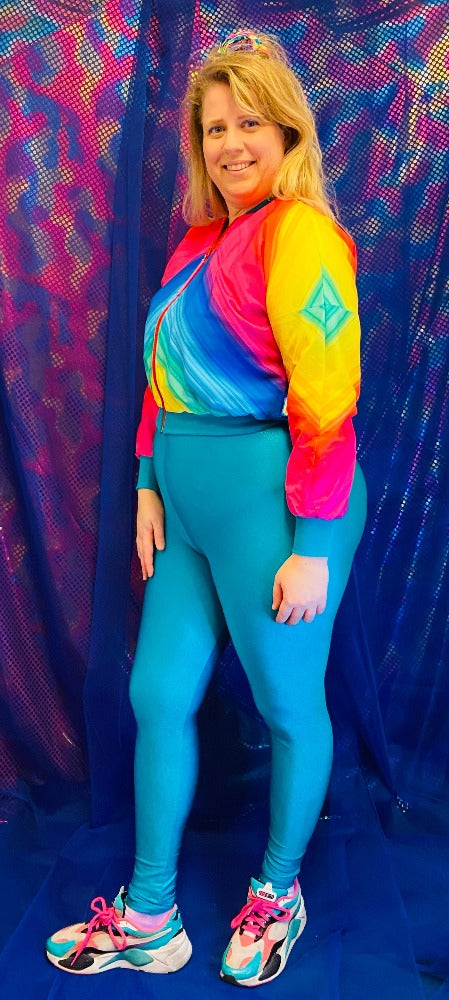 Bomberjacket - Reversible - Holograpic Purple - Rainbow