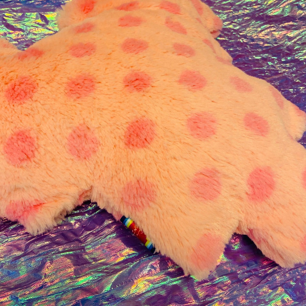 Cushion Heart - Pink Polkadot