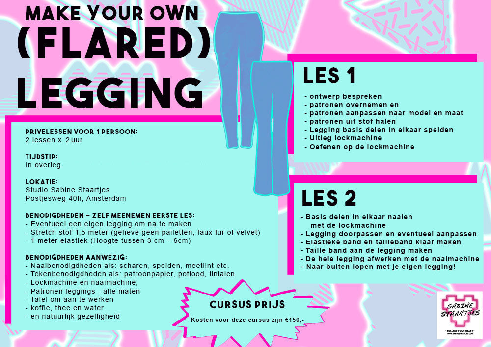 Private Sewing Class - (Flared) Legging