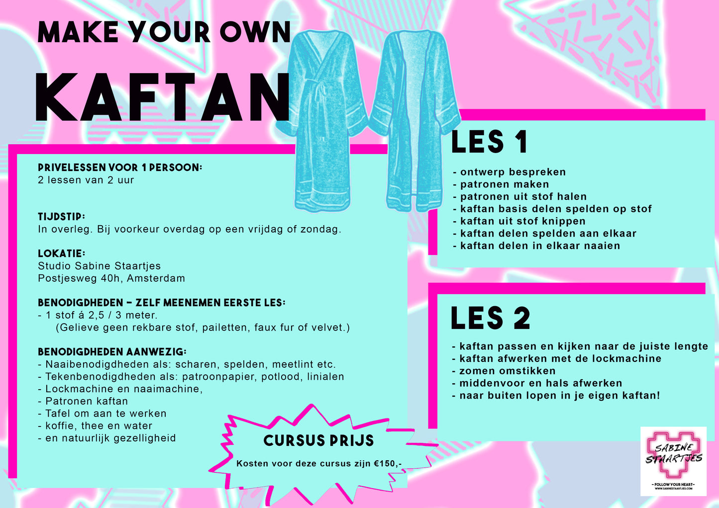 Private Sewing Class - Kaftan