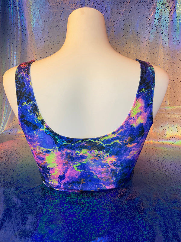 Top - Thunder Purple, Pink & Yellow