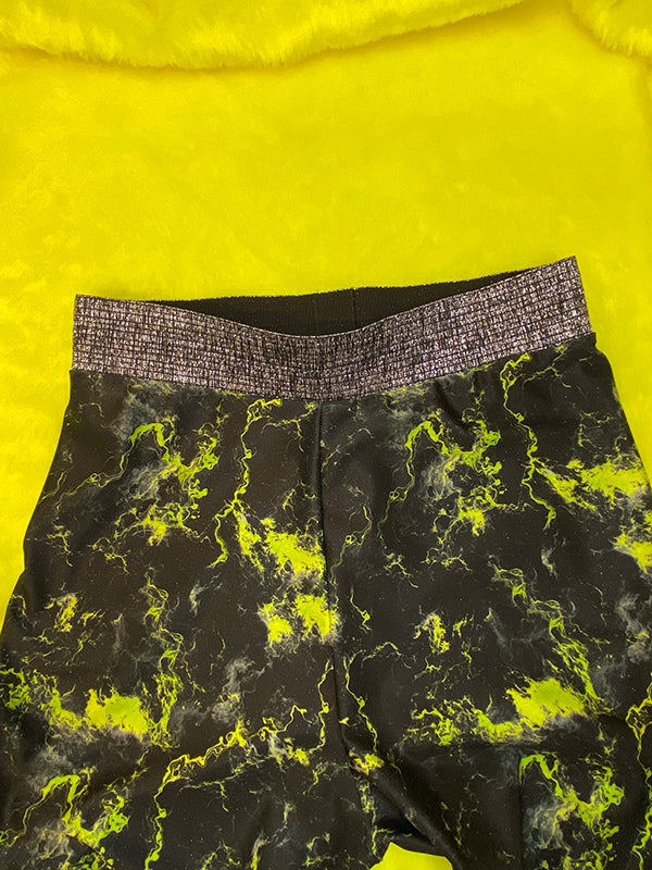 Legging - Thunder Black & Yellow