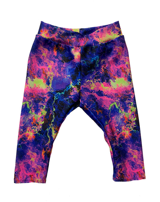 Minibien - KIDS Legging - Thunder Purple, Pink & Yellow