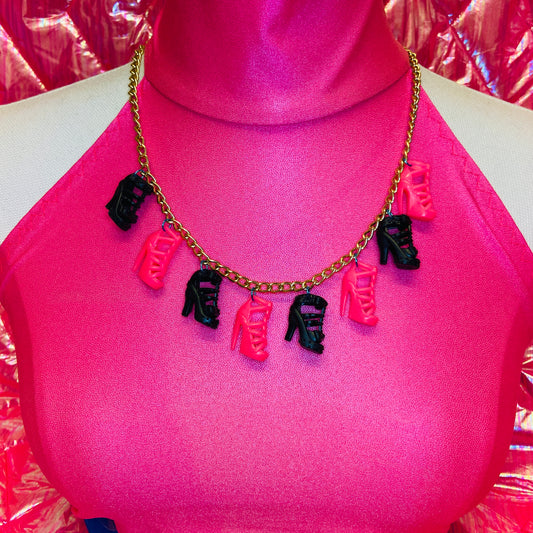 Necklace - Barbie Heels