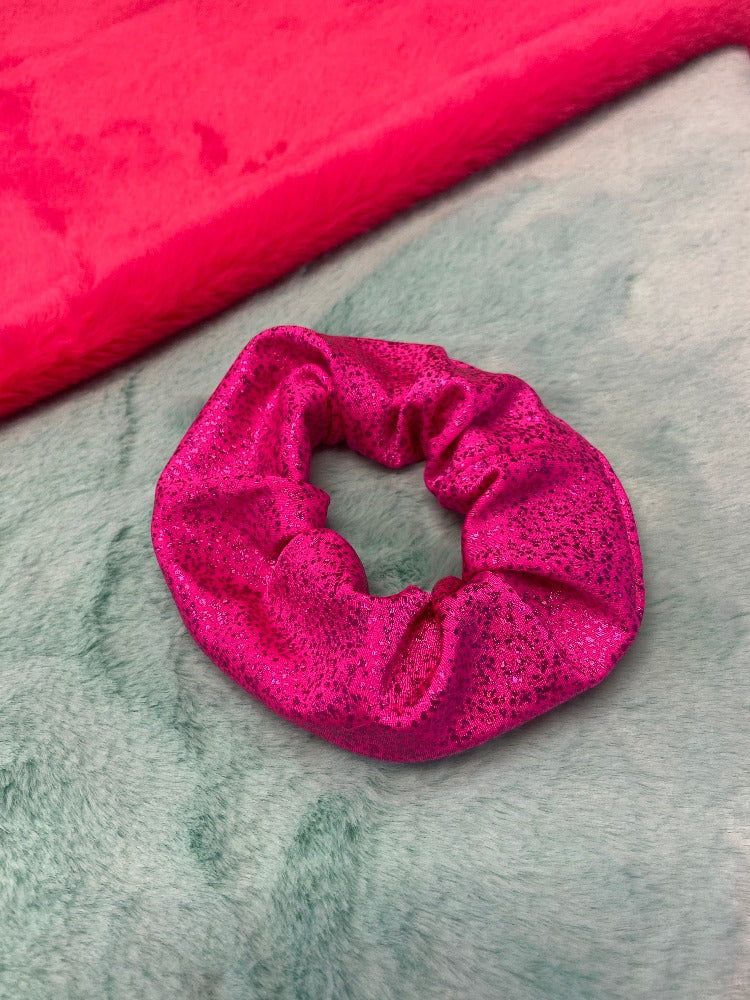 Scrunchie - Hot Pink Shine