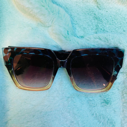 SunGlasses - Blue Leopard