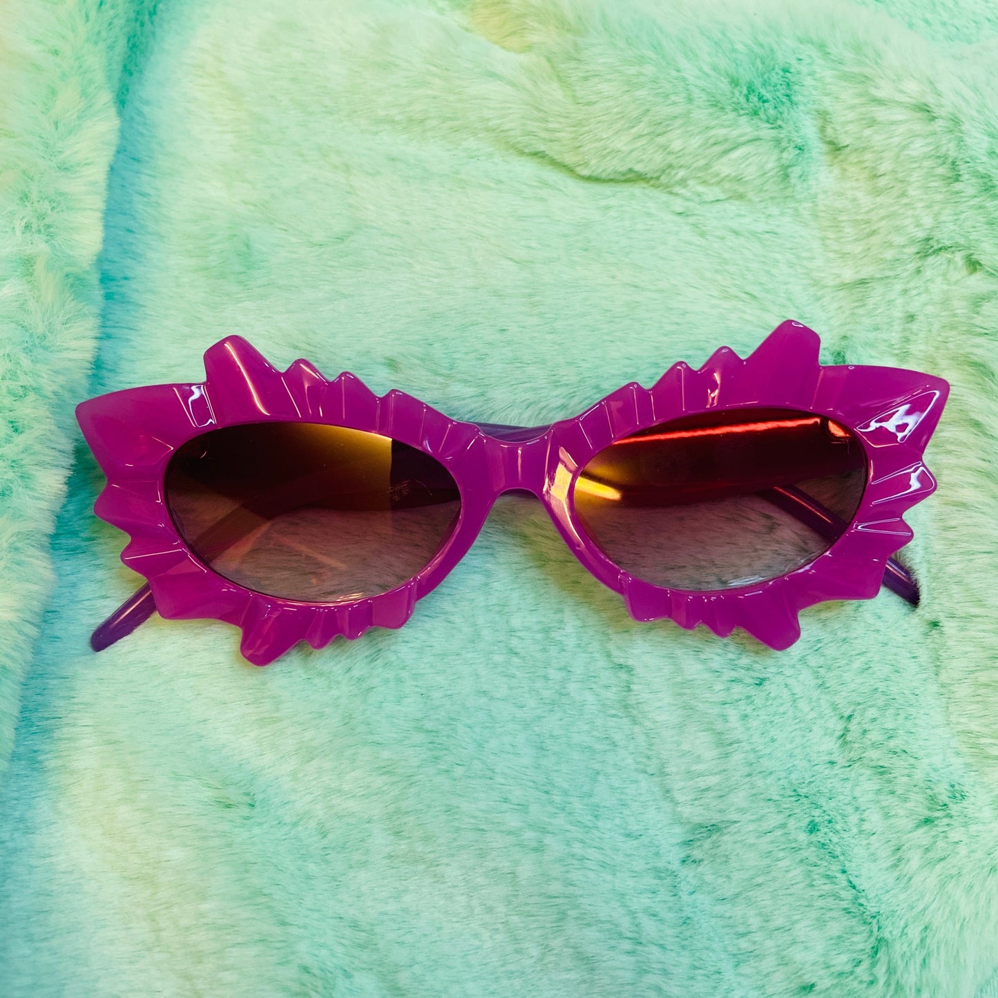 SunGlasses - Purple Crazy Cat Eye