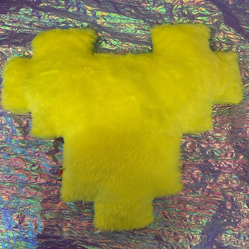 Cushion Heart - Yellow