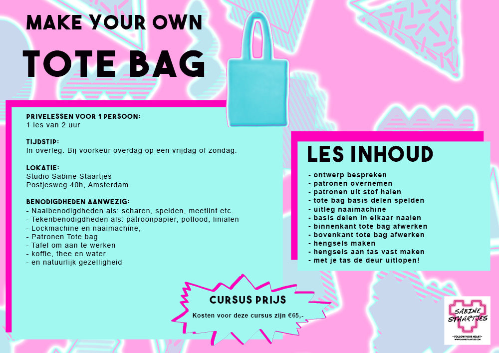 Private Sewing Class - Tote bag