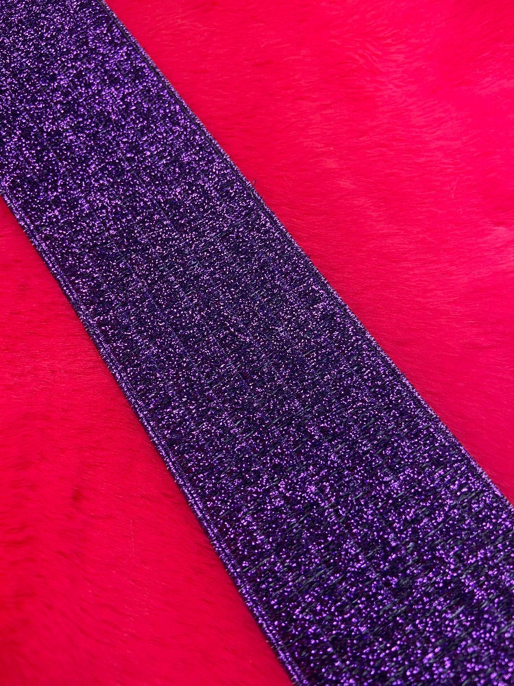 Belt - Purple Glitter