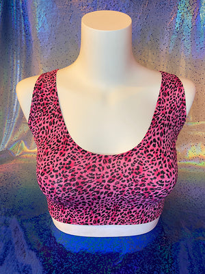 Top - Leopard Pink