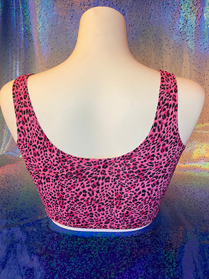 Top - Leopard Pink