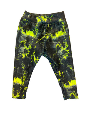 Minibien - KIDS Legging - Thunder Black & Yellow