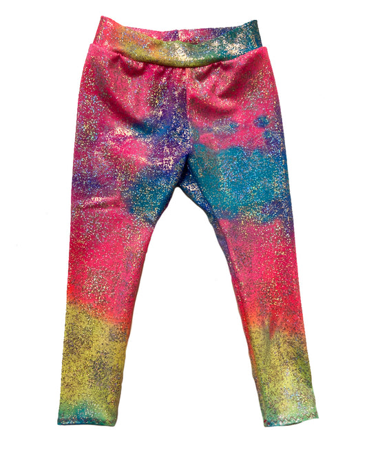 Minibien - KIDS Legging - Rainbow Glitter